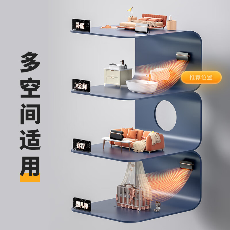 西屋Westinghouse WTH-612语音款 智能暖风机高清大图