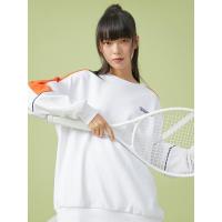[1件5折价:104.5]美特斯邦威卫衣女秋冬新款休闲宽松圆领撞色拼接运动女士上衣