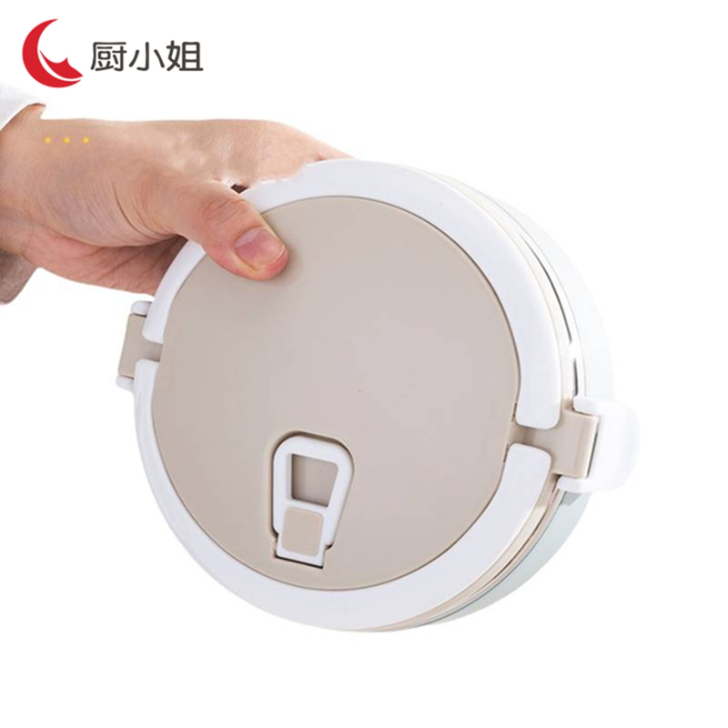 厨小姐3层便携便当保温餐盒2.1L/个LC016013