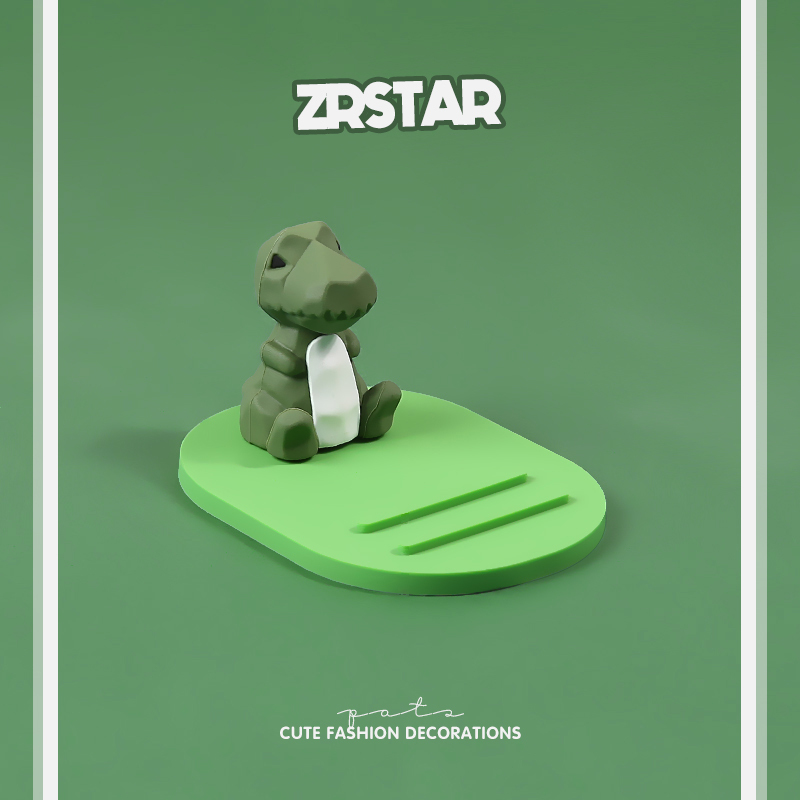 火豹可爱懒人手机支架软胶看电影桌面床头支撑架多功能放手机的架子