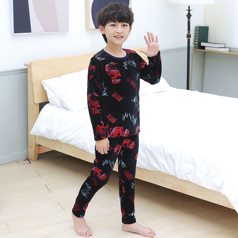 儿童内衣套装秋衣秋裤儿童保暖衣套装男童保暖内衣套装加绒加厚冬