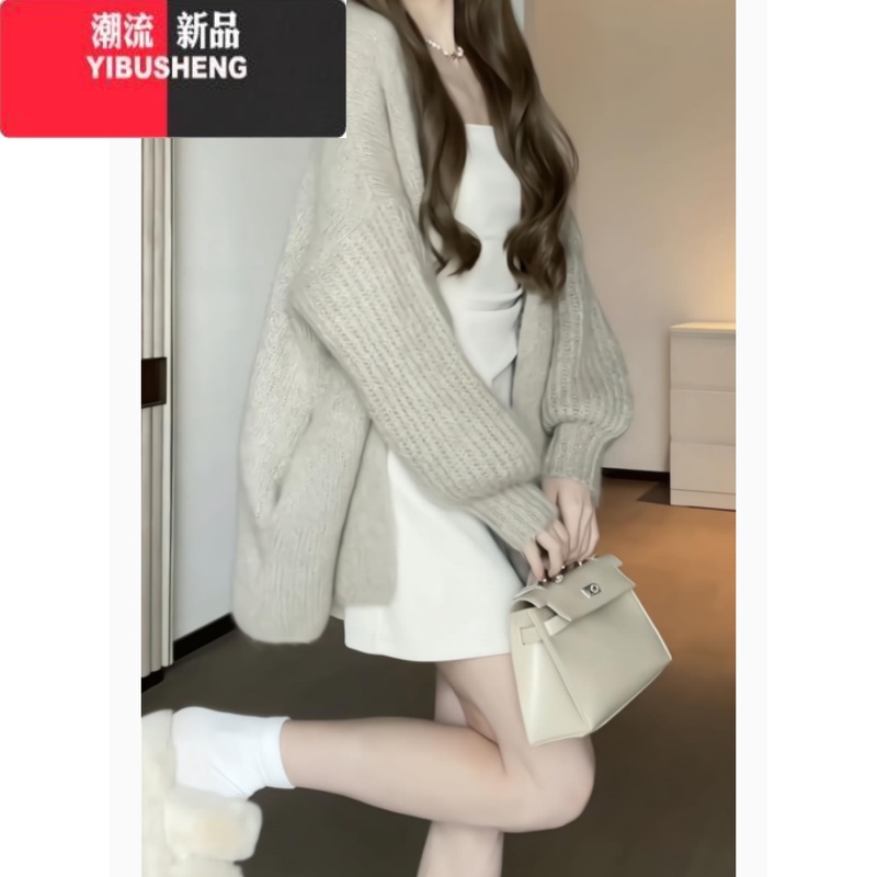 YIBUSHENG松本2024春季新款收腰显瘦设计感小个子褶皱背心吊带连衣裙女丧心高清大图