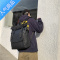 封后双肩包男时尚潮流ins学生书包休闲简约牛津布大容量旅行工装背包