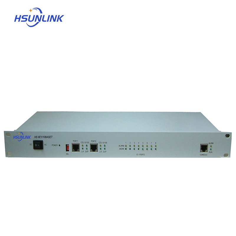 HSUNLINK 协议转换器 HS 8E1/10BaseT 台