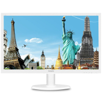 飞利浦(PHILIPS) 显示器 23.6英寸 VA广视角LED全高清液晶电脑显示屏 243V5QSW(白色)