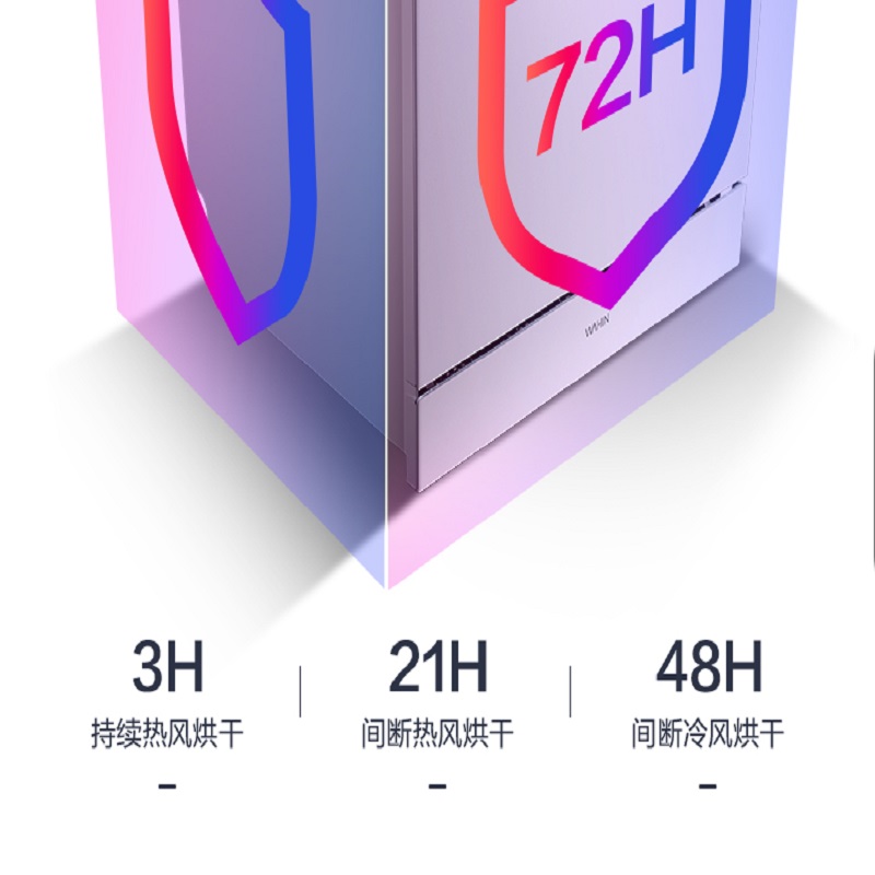 美的出品华凌洗碗机全自动家用嵌入式8套智能烘干消毒除菌 vie6