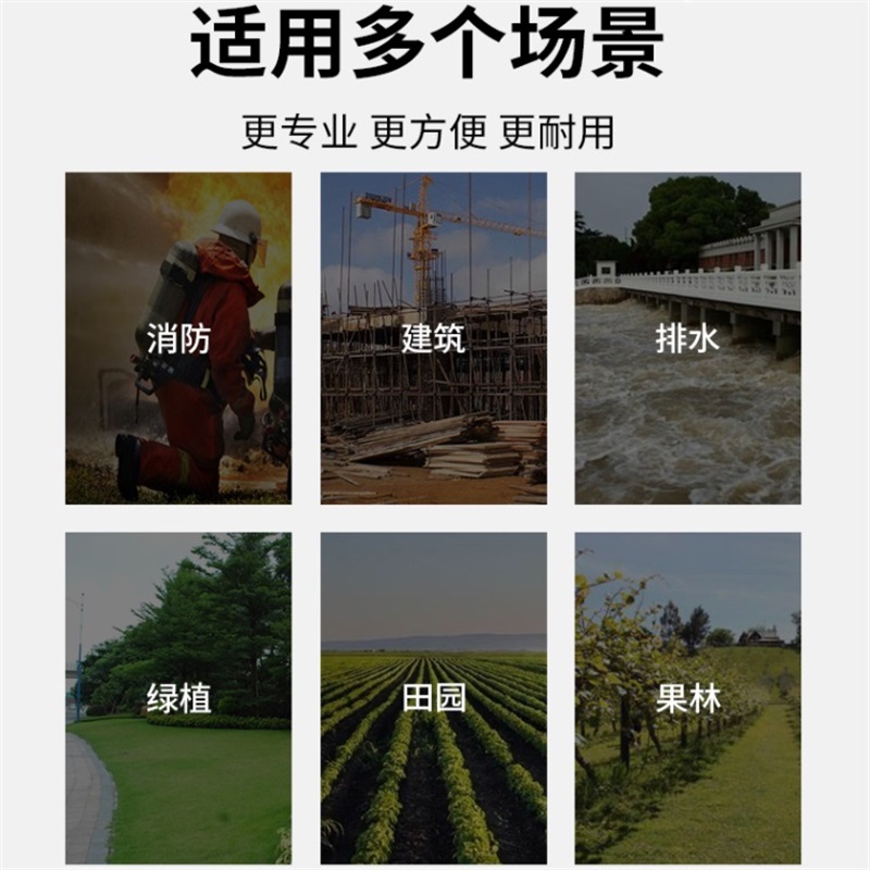 迅众 2.5寸加厚消防水带浇地水带高压加厚防爆帆布灌溉水管软管8型65-20米管含接口高清大图