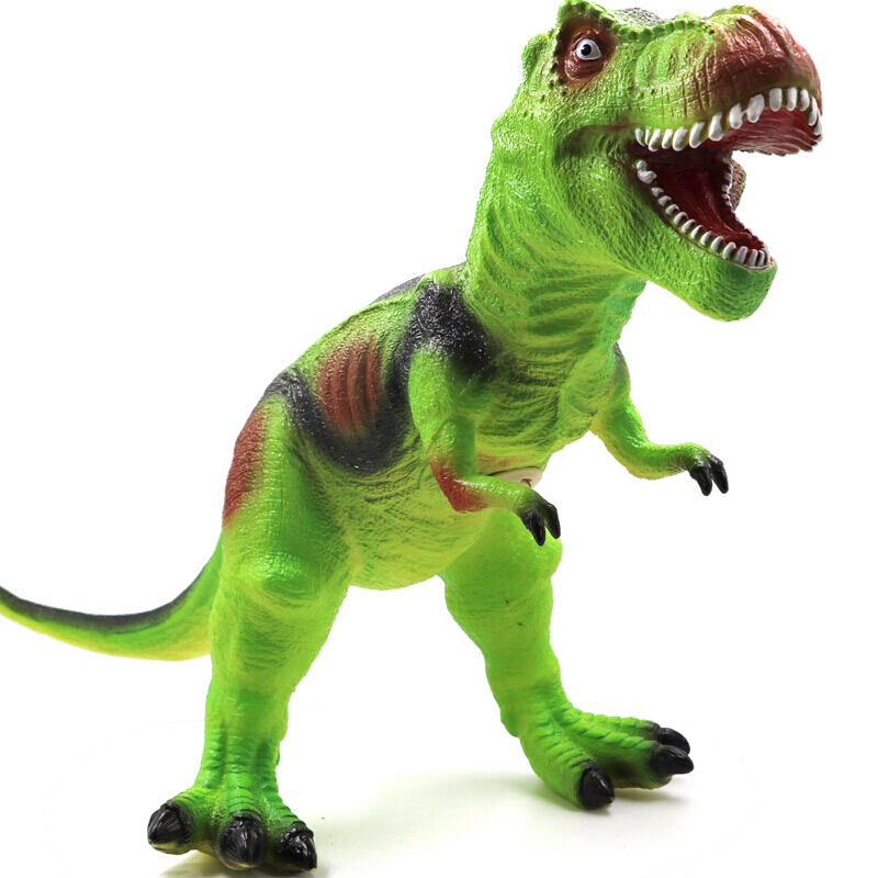 仿真软胶大号恐龙玩具霸王龙三角龙腕龙剑龙带声音动物模型玩具巨无霸