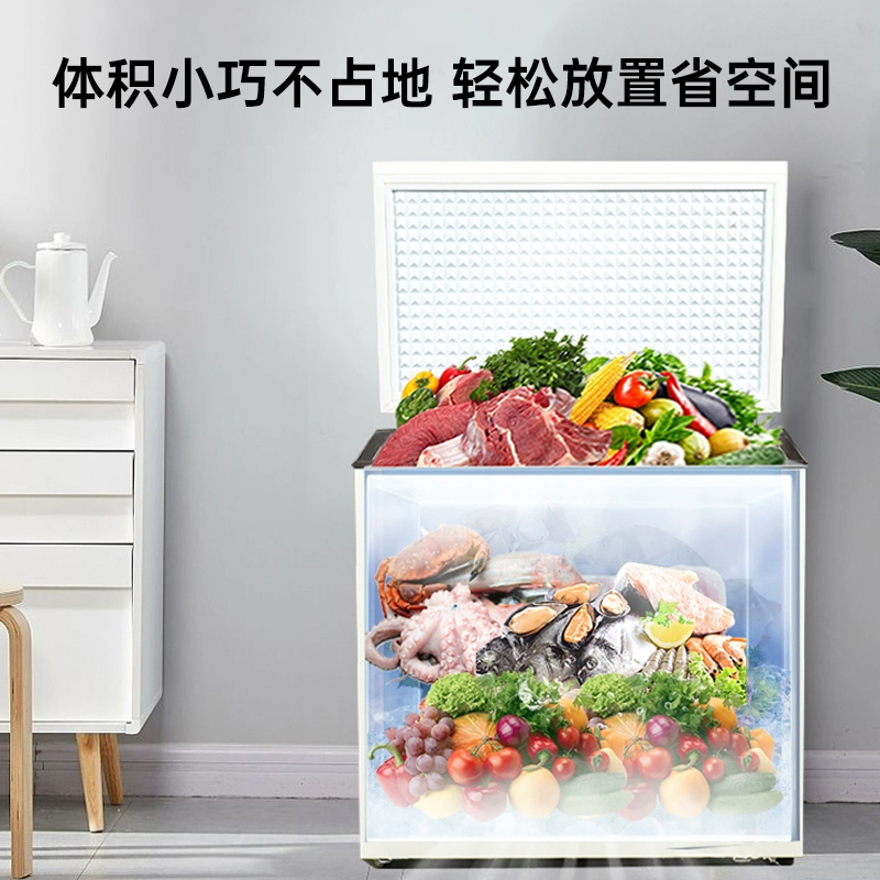 白雪冷柜BD/C145DS家用小冰柜145升冷冻冷藏转换冷冻箱高清大图