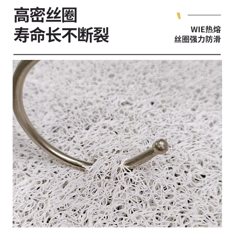 元气奶猫 40*60cm[一冲即净 丝圈] [正版]丝圈入户门刮土防滑地垫家用进门门口耐脏地毯可自由裁剪DIY脚垫