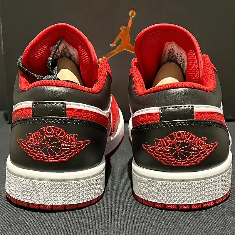 [经典aj]nike/耐克 air jordan 1 low aj1 红白黑 乔1低帮复古篮球鞋