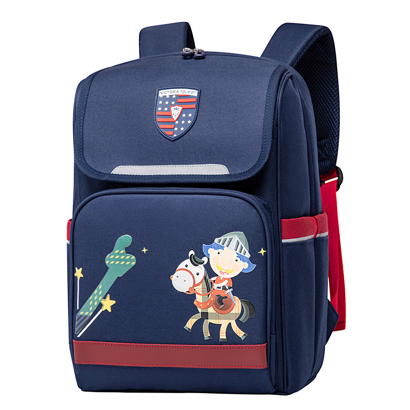 维多利亚旅行者(VICTORIATOURIST)S8036小学生书包 儿童书包 减负双肩背包 电脑数码包 藏青色高清大图