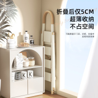 牛奶咖啡奥鹏家用折叠梯子伸缩铝合金加厚人字梯四五步楼梯安全室内登高梯爬梯多功能梯凳便携小梯子
