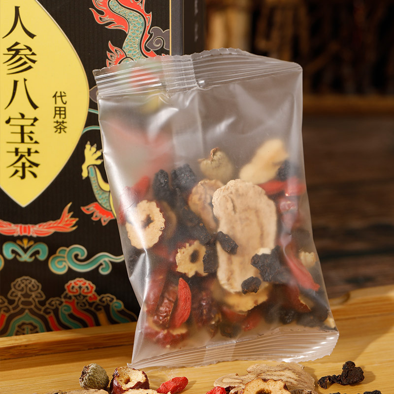 固本堂人参八宝茶男人五宝茶养生茶杜仲枸杞品