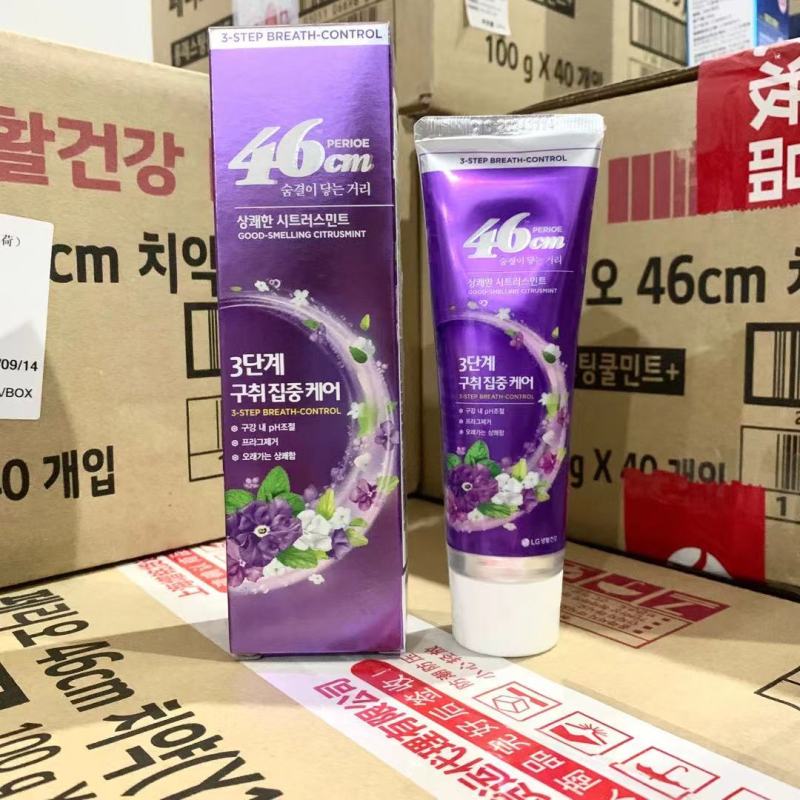 LG 100g 倍瑞傲牙膏 46cm牙膏美白清洁护龈固齿清火清凉薄荷 柑橘薄荷