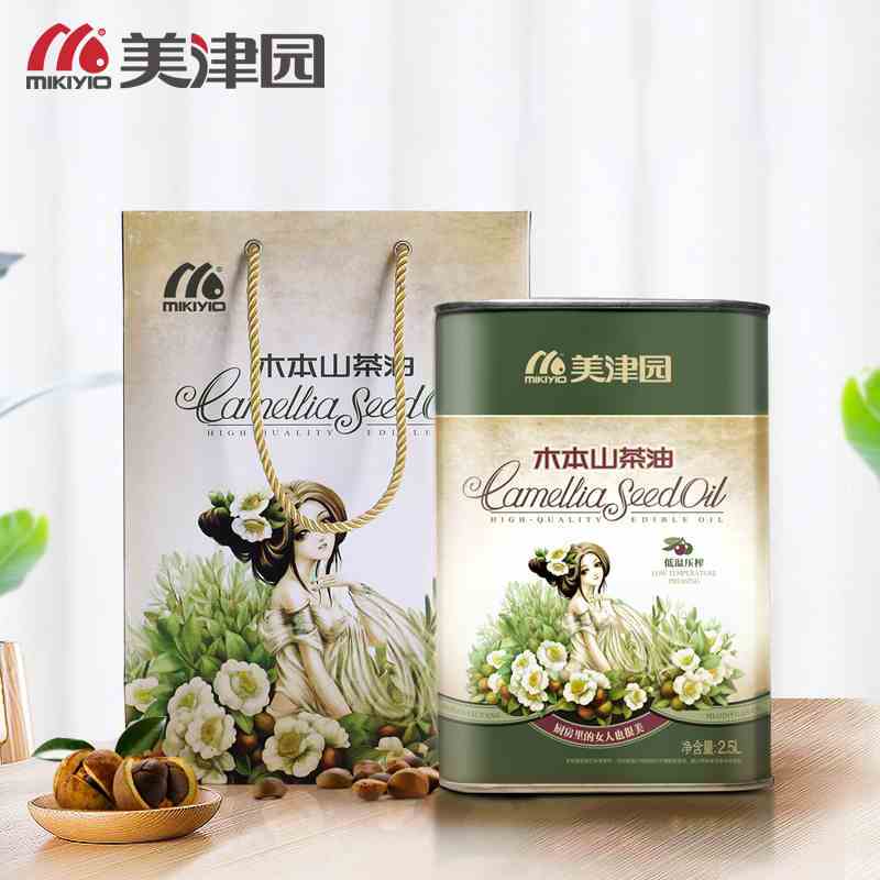 美津园木本山茶油2.5L