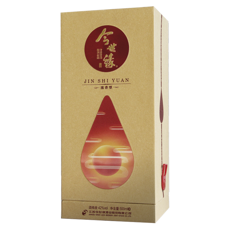 今世缘 生态太阳 42度500ml*6 整箱 浓香型 白酒