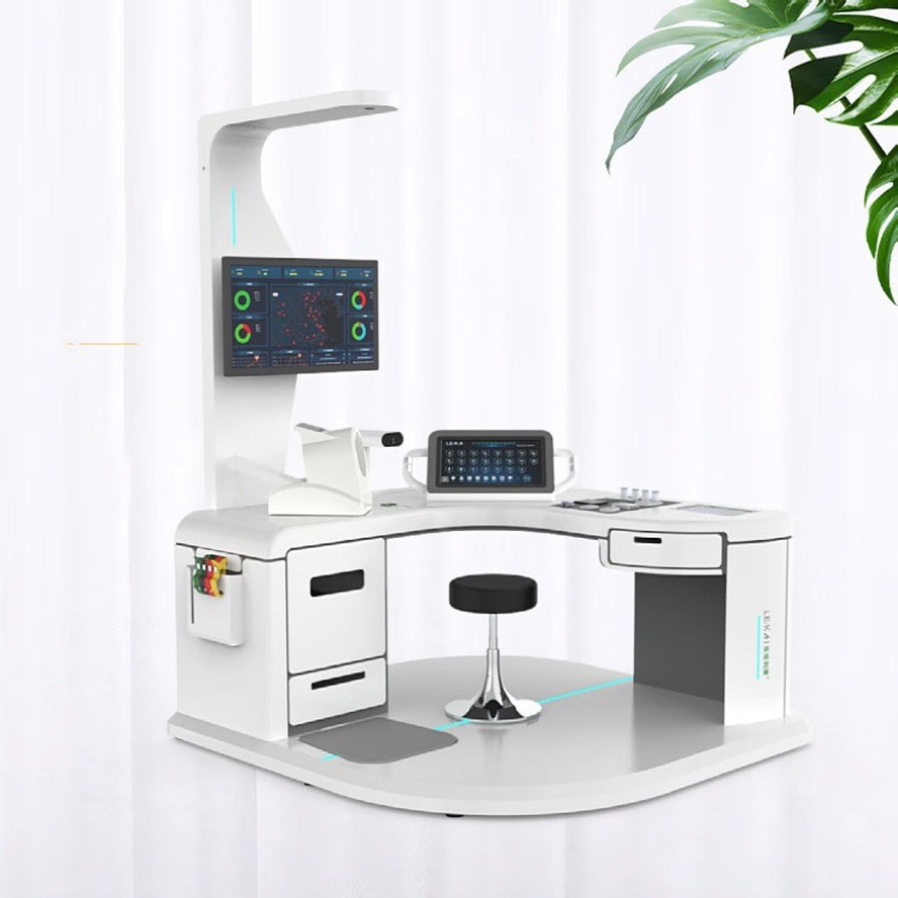 乐佳利康 HW-V9000S型健康智能体检一体机 多功能台式一体化健康一体机厂家专业直供 HW-V9000S型高清大图