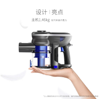 EUP爱普E12 家用除螨无线手持式充电推杆扫地吸尘器干式除尘 额定功率280w 尘杯储尘真空度19000Pa