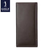 高尔夫GOLF男士长款钱包头层牛皮钱夹真皮钱包时尚简约商务