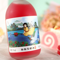 通明山 低度微醺网红高颜值水果酒 女士甜酒 杨梅味果酒 5度 330ml 单瓶装