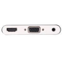 虎克 苹果X视频转换器iphone 8 同屏器转VGA投影仪HDMI转接器7 plus转接线IPAD高清投影