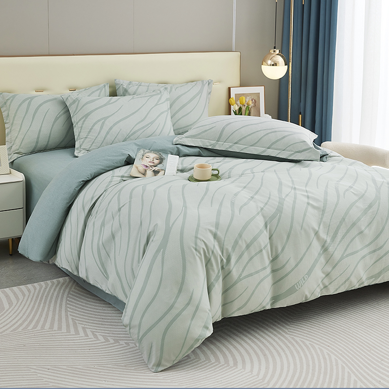 唐纳家纺 有氧双层纱四件套-唯一 200*230CM- TN-KT23039高清大图