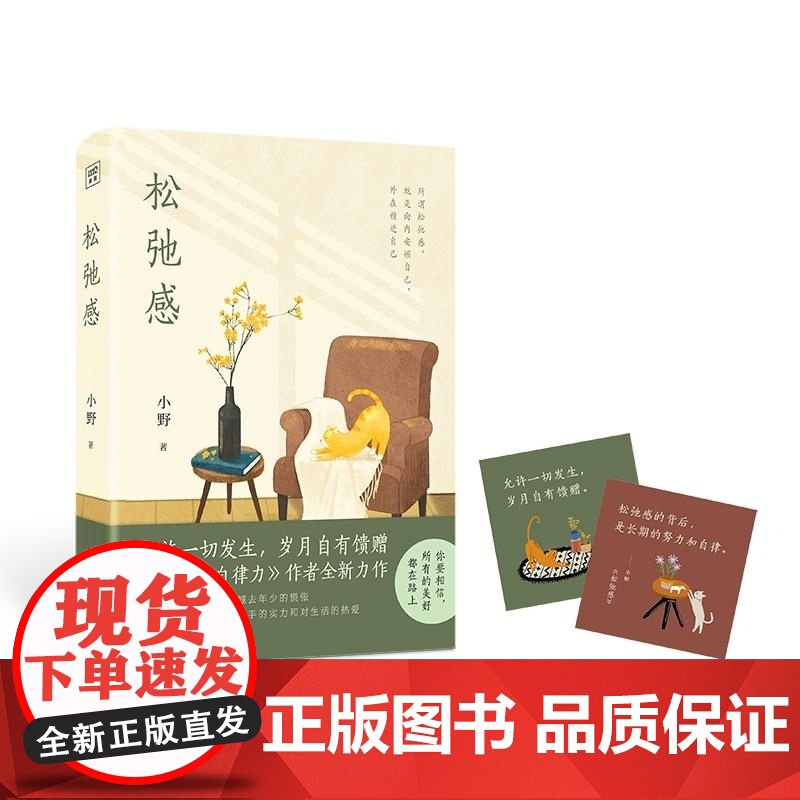 松弛感 小野/著 北京日报出版社 情商与情绪社科社畜自救指南保持身心能量随时调整好状态再出发高清大图