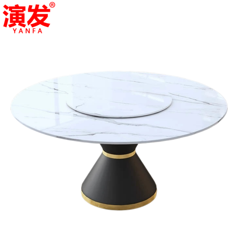 演发餐桌一桌四椅1.2m套高清大图