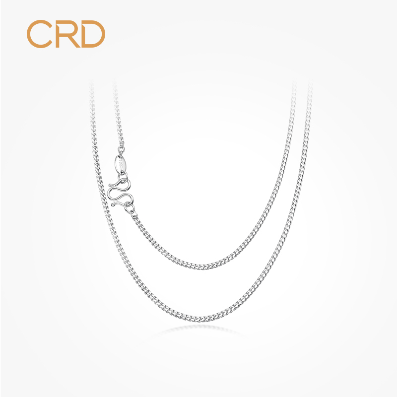 crd克徕帝铂金项链女款pt950项链女款铂金女白金肖邦链颈链视频