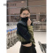 NEW LAKE美式复古高级感辣妹牛仔外套女春季设计感小众渐变色短款夹克上衣