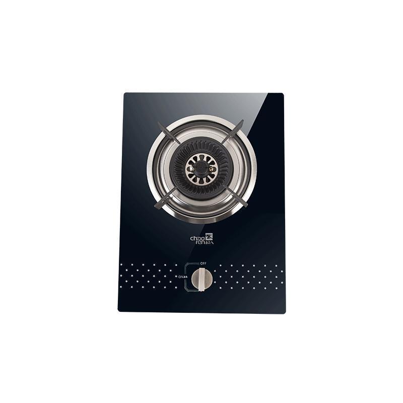 超人(chaoren) 燃气灶 JZT-618.1-B629A 防爆钢化玻璃面板 单灶 天然气高清大图