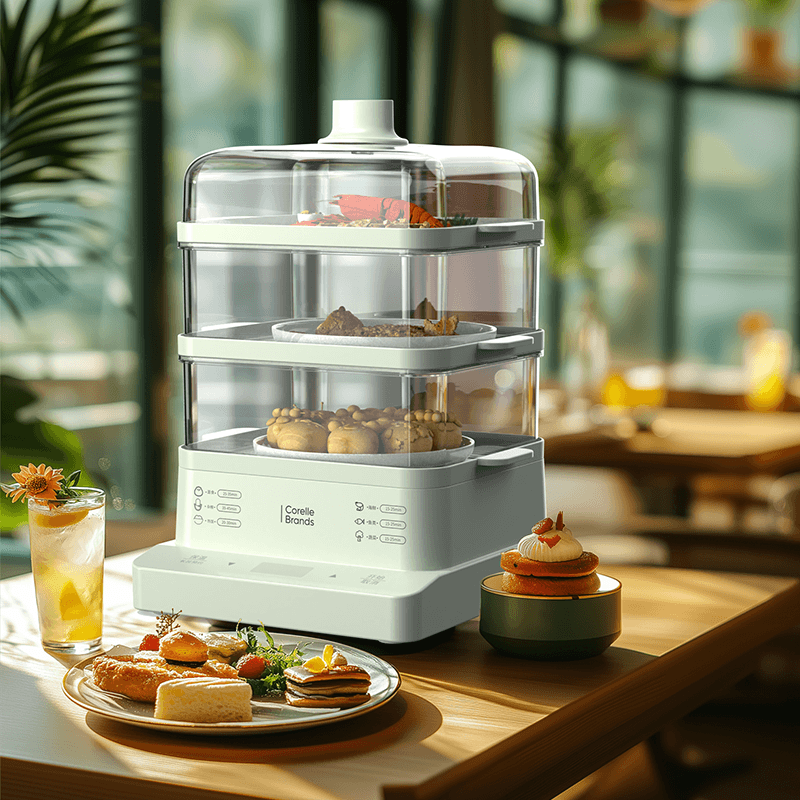康宁CORELLE BRANDS多功能电蒸锅CB-DQ005-TG/KZ