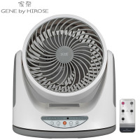家奈（GENE by HIROSE） 空气循环扇迷你涡轮电风扇台式静音摇头台扇CFS-14D