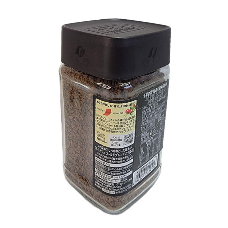 日本进口Nescafe雀巢gold金牌甄选原味甄选浓郁柔和速溶咖啡瓶装80g高清大图