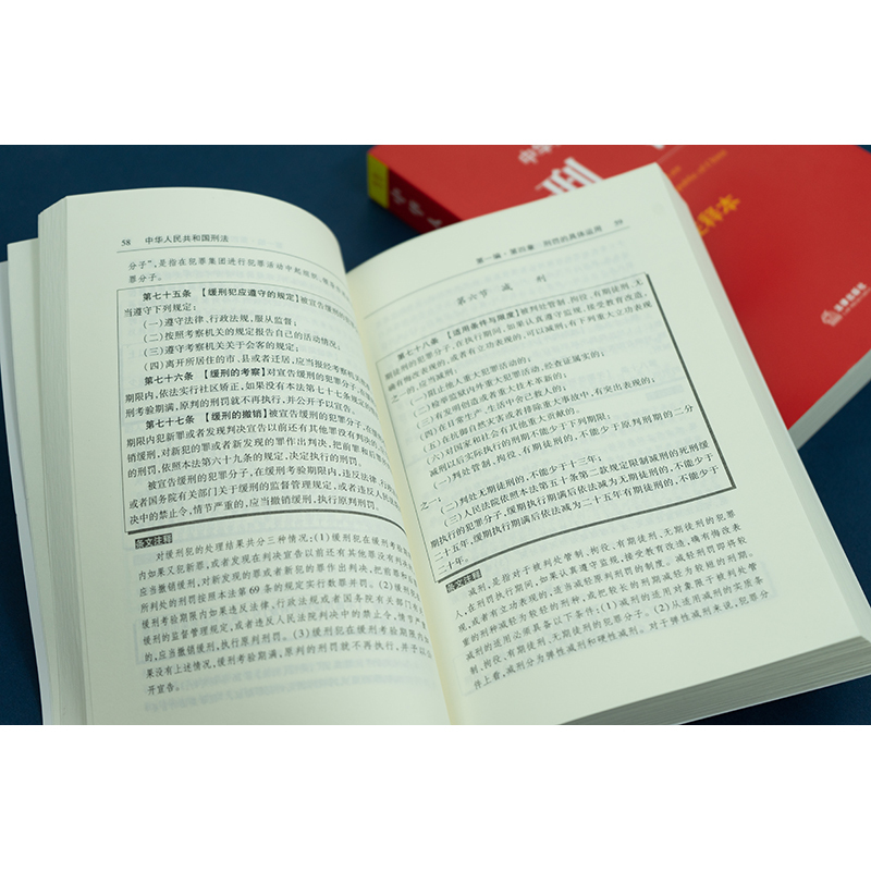 刑法注释本 [正版]2024新版中华人民共和国刑法注释本 根据刑法修正案十二全新修订中国刑法典条文注释关联法规法律出版社