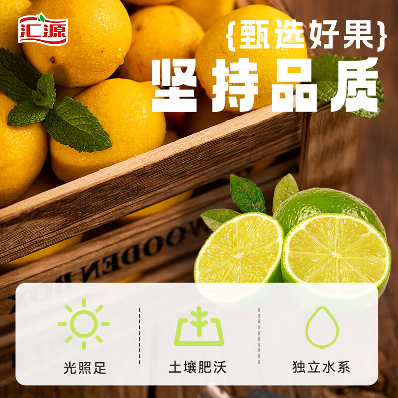 汇源100%果汁 阳光柠檬混合果汁300ml*8瓶 礼盒高清大图