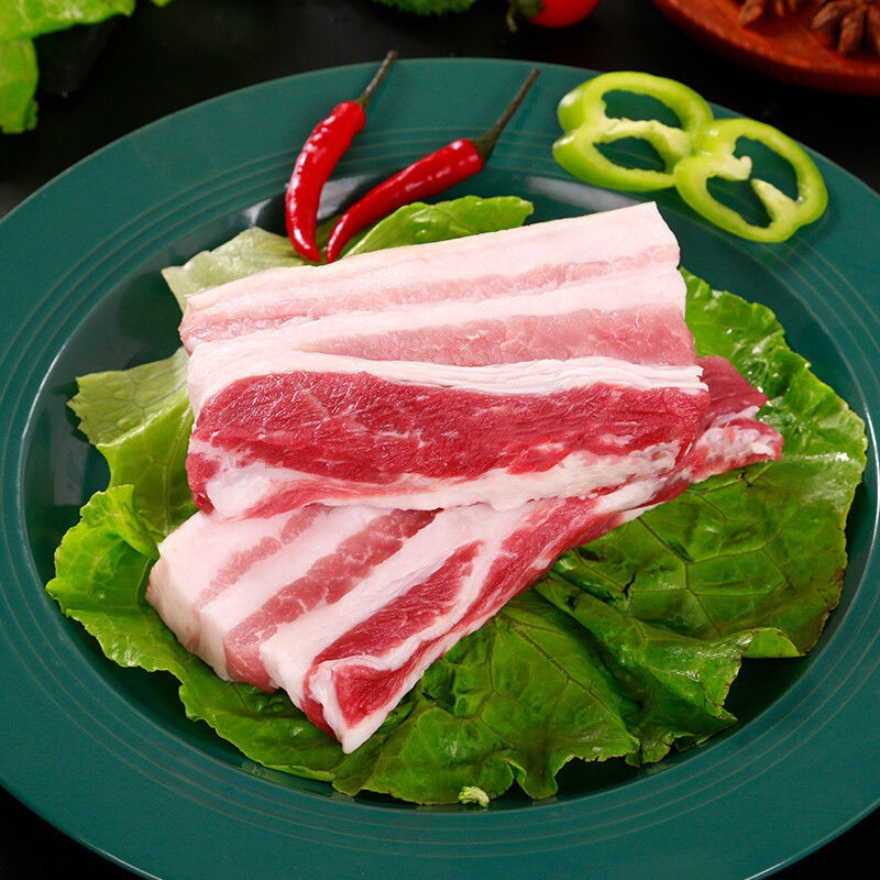 赛卡伊真五花肉散养黑猪去皮五花肉土猪梅花肉猪肉含净沂蒙山土猪真五