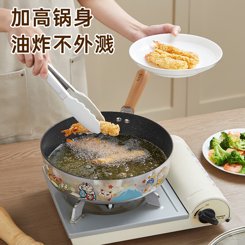 炊大皇招财聚油深煎锅24cmZC24JG高清大图