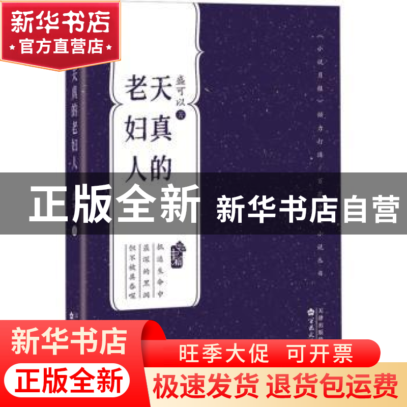 正版 天真的老妇人 盛可以著 百花文艺出版社 9787530685099 书籍高清大图