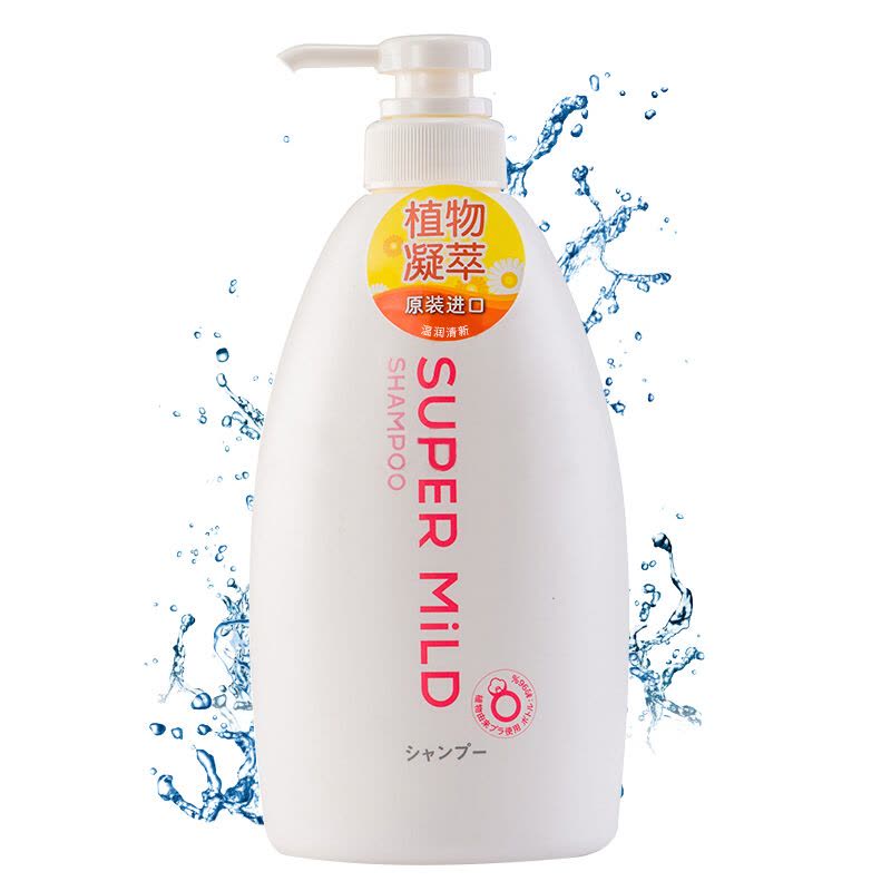 惠润SUPER MiLD 鲜花芳香柔净洗发水 600ml 原装进口 无硅油图片