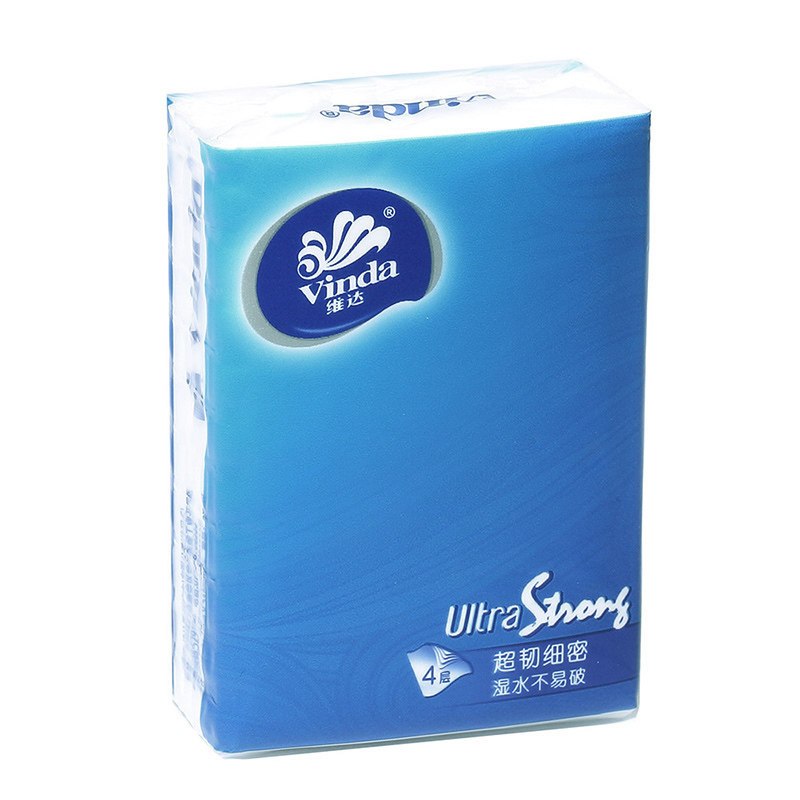 维达 手帕纸 超韧四层手帕纸18包*2