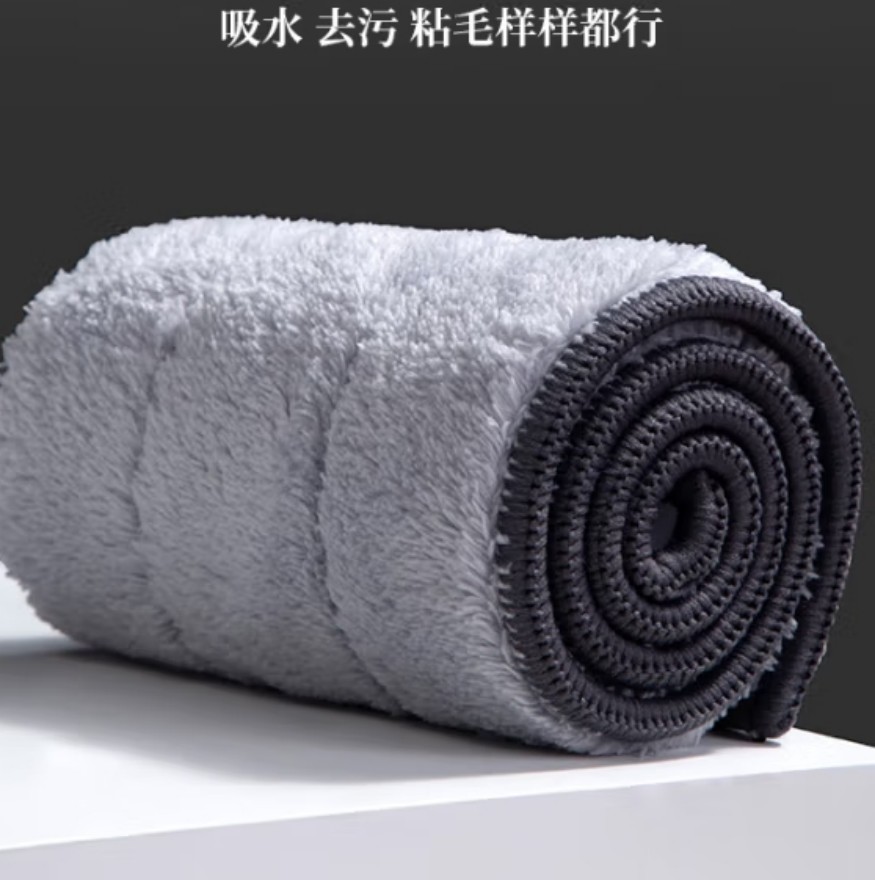 五月花 平板拖把 50cm铝合金免手洗平板拖把刮擦二合一WYH-PB67高清大图