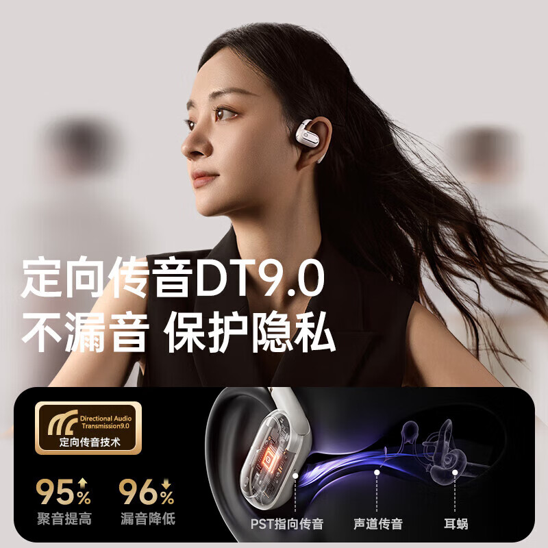 小度无线蓝牙耳机S150雪域白(单位:副)高清大图