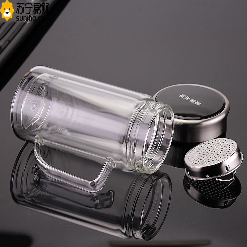 富光 双层玻璃杯 X1501-BSPT 透明色 20个起订