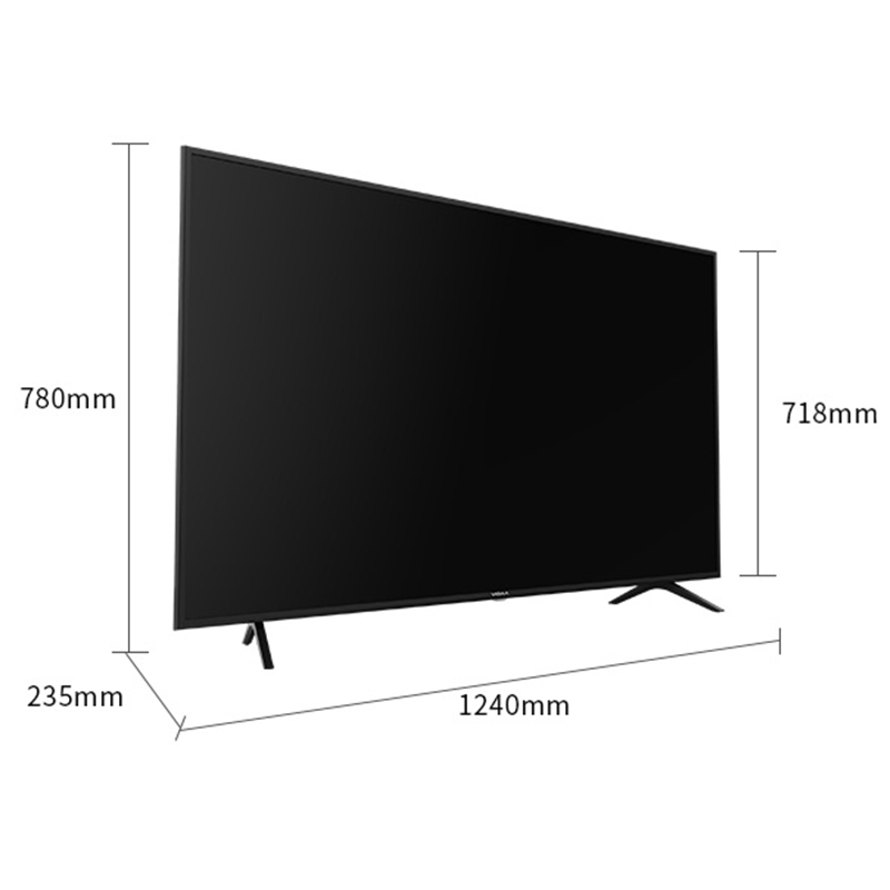 海信VIDAA 55V1A 55英寸 4K超高清 HDR 网络AI智能语音 16GB存储 液晶平板电视