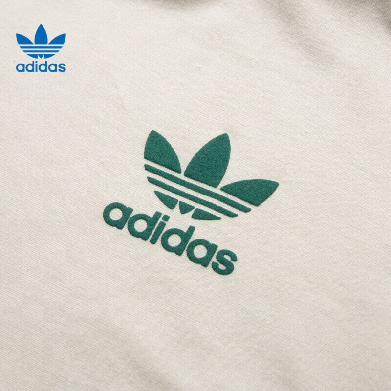 阿迪达斯adidas三叶草春季男子运动休闲短袖t恤iu0217