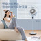 美的(Midea)空气循环扇 电风扇家用立式遥控落地扇涡轮换气扇循环对流3D摇头电扇轻音低噪大风力风扇 GDG24JZR
