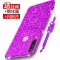 vivoY3手机壳闪粉vivoy3硅胶套镶钻vivov1901A软套vivoV1901T新款 闪粉-紫-裸壳+挂绳 vi