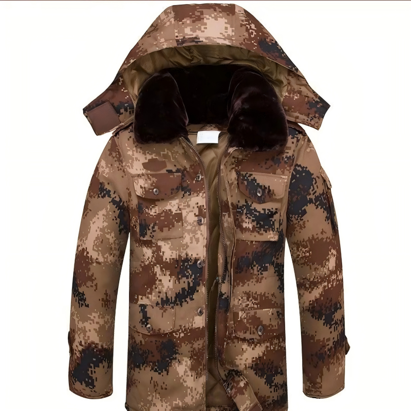 梦丽赛 迷彩棉大衣 150-190 (件)高清大图